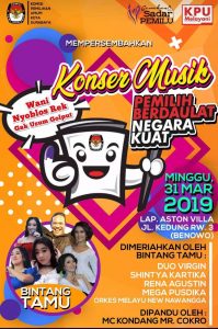 Tingkatkan Partisipasi Masyarakat, KPU Surabaya Gelar Konser Musik