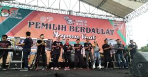 Sosialisasi Pemilu Serentak, KPU Kabupaten Kediri Gelar Panggung Musik di SLG