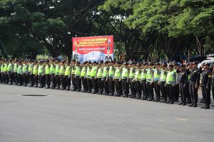 Forpimda Surabaya Gelar Apel Kesiapan Pengamanan TPS