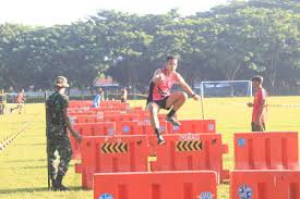 Meriahkan HUT ke 54, Yonif 742/SWY Gelar Wira Yudha Warrior Obstacle Run 3K