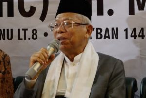 Cawapres 01 Ma’ruf Amin Minta Masyarakat Menerima Hasil Pemilu 2019