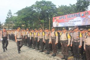 Amankan Pelaksanaan Pemilu Polresta Sidoarjo Terjunkan 1.279 Personel