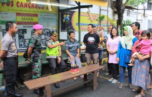 Jelang Pemilu, Polrestabes Surabaya Gencar Patroli Keluar Masuk Kampung