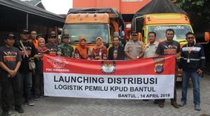 Polres Bantul Kawal Distribusi  Logistik Pemilu Hingga ke Pelosok Desa