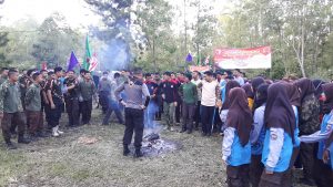 Jajaran Korem 083/BDJ Menggelar Bina Pramuka di Coban Talon