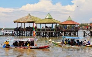 Perahu Nelayan Kenjeran Surabaya Mulai Ditata