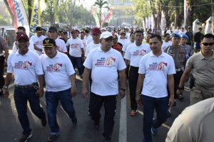 Kapolda Jawa Timur Hadiri Senam #KitaSemuaBersudara