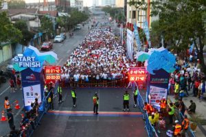 Peserta Marathon Akan Mengitari Kota Surabaya