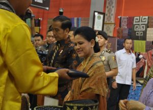 Presiden Jokowi Resmikan Pameran Karya Kreatif Indonesia