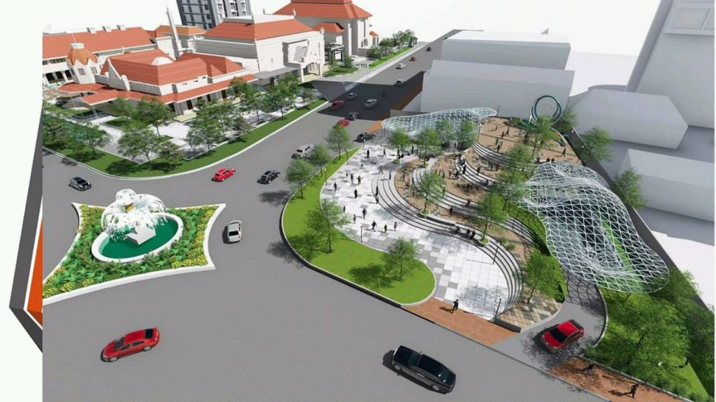 Pembangunan Alun-alun Surabaya Berlanjut, Jalan Yos Sudarso Ditutup Enam Bulan