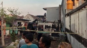 Dampak Kebakaran di Jalan Kedinding Surabaya Satu Orang Meninggal