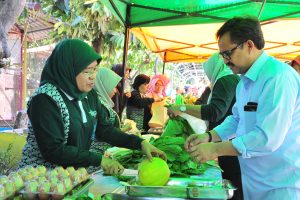 Dinas Pemkot Surabaya Panen Raya Sayur dan Buah di Mini Agrowisata
