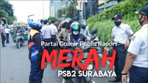 Partai Golkar Publis Raport Merah PSB2 Surabaya