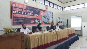 Jelang Debat Publik, KPU Surabaya Gelar Media Breifing
