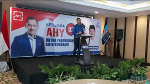 Menangkan Paslon Maju, AHY Motivasi Kader Demokrat Surabaya