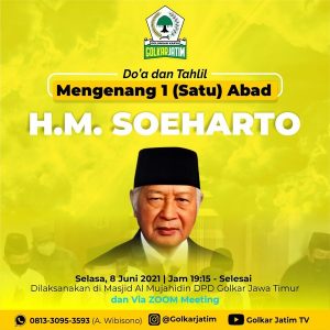 Mengenang Jasa Soeharto, DPD Golkar Jatim Gelar Doa Bersama