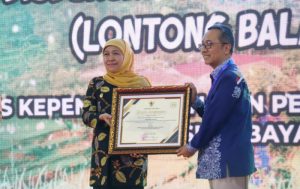 Inovasi Program Lontong Balap Pemkos Raih Penghargaan Top 30 Kovablik Jatim 2022