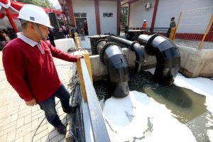 Antisipasi Banjir, Pemkos Resmikan Dua Rumah Pompa Baru di Jambangan