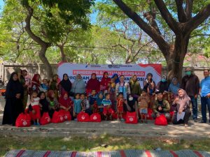 PT PERTAMINA dan Yayasan BDH Peduli Gelar Kegiatan Sosial Bagi Sembako di Kecamatan Bulak
