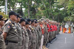 Jelang Libur Nataru, Satpol PP Surabaya Gelar Patroli Besar-Besaran