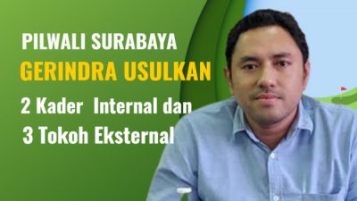 Gerindra Surabaya Usulkan Dua Kader Untuk Running Pilkada