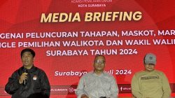 KPU Surabaya Launching Maskot Pilwali 2024
