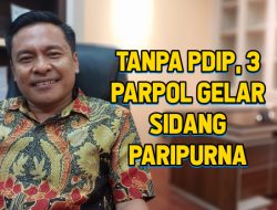 Sambil Jalan, 3 Parpol Gelar Paripurna Pimpinan Dewan